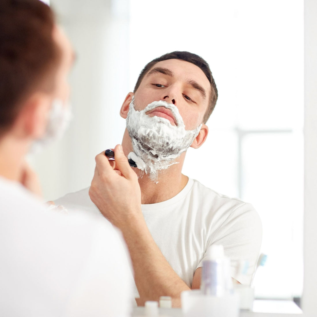 Shaving Your Face With The Blade Bar